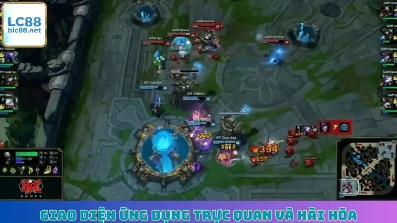 Giao diện ứng dụng trực quan và hài hòa