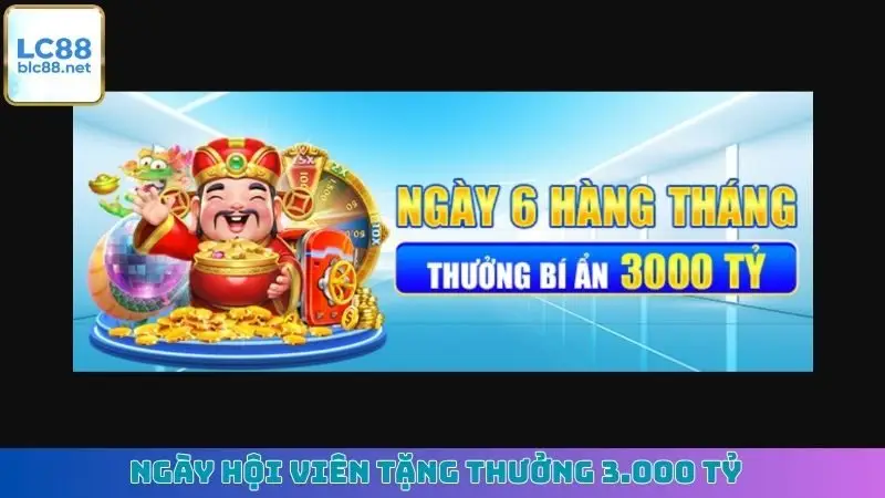 Ngày hội viên tặng thưởng 3.000 tỷ